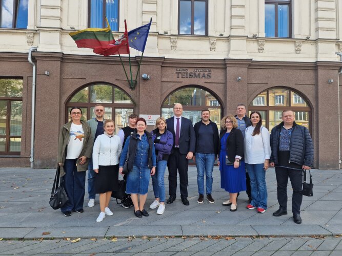 Ukrainos teisėjų delegacijos vizitas Kauno apylinkės teisme