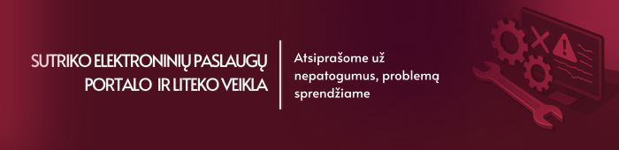 Sutriko Elektroninių paslaugų portalo (EPP) ir LITEKO veikla