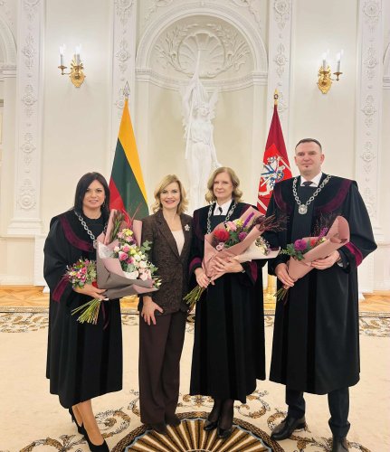 Kauno apylinkės teismo gretas papildė trys nauji teisėjai