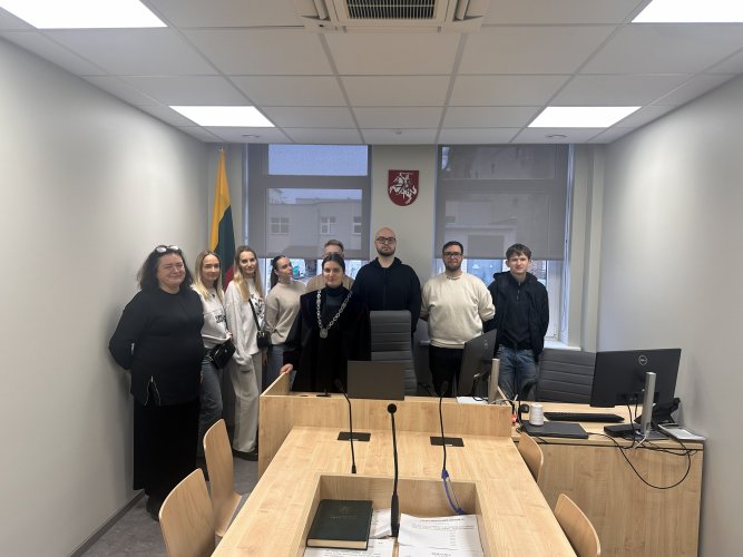 Kauno apylinkės teisme lankėsi SMK Aukštosios mokyklos studentai