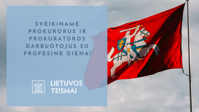 Sveikinimas Prokuratūros dienos proga