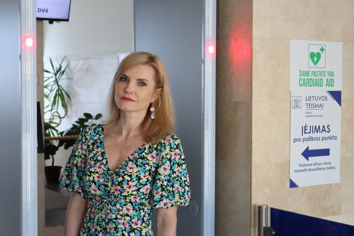 Kauno apylinkės teismo Kauno rūmuose pradėjo veikti įeigos kontrolės ir pastato elektroninės apsaugos sistema