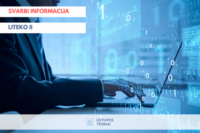 Su LITEKO II veikla susijusi informacija